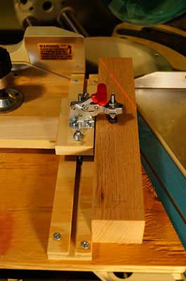 Low-Angle Miter Saw Fixture